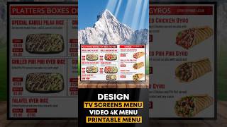 🔥 Eye-Catching Animated Menu Design That Brings Your Brand Alive!