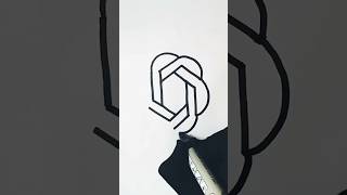 ChatGpt Logo drawing #logo #chatgpt #art #shorts