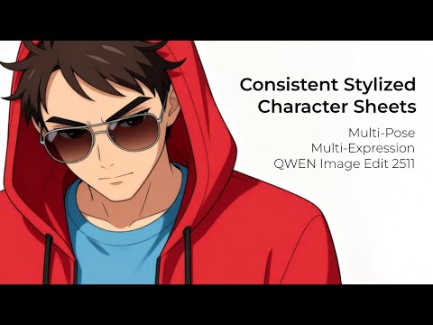 Create Consistent Stylized Characters for Animation | Qwen Image Edit 2511 Anime Creation Workflow