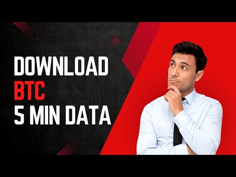 Crypto Algo Trading: Free Bitcoin ($BTC) 5-Minute Tick Data #crypto #btc