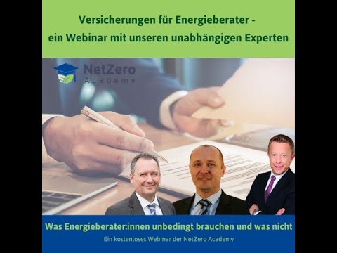 Webinar Versicherungen für Energieberater