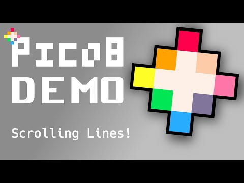 Pico-8 Demo: Scrolling Lines!