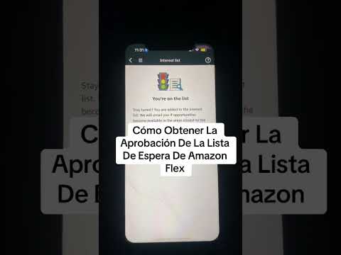 Aprobación de cuenta de Amazon Flex fuera de la lista de espera #amazonflex #waitlist