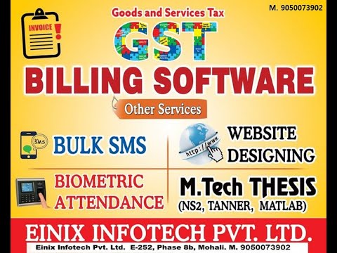 GST Biliing Sofwtare | Einix Infotech