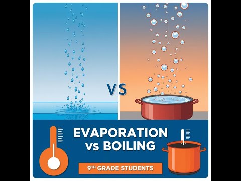 Evaporation vs Boiling – The Difference Every Student Must Know