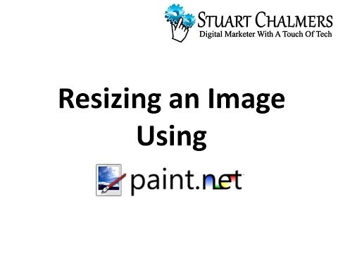 Simple Tech Tips -- Working With Images -- Resizing
