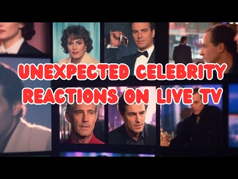 UNEXPECTED CELEBRITY REACTIONS ON LIVE TV #celebritycompilation
