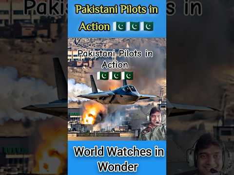World Watches in Wonder: Pakistani Pilots in Action #aviationlovers #aviation #pakistanairforce