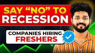 2024 Job Openings List for Freshers🔥 Crack Placement in Layoffs and Recession with Confidence #jobs
