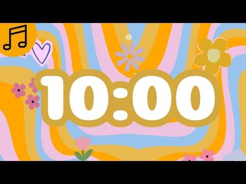 Cronômetro 10 minutos com música/ Pomodoro Timer/ Study with me/ Relaxing Songs / Classroom timer
