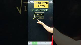 CBSE 2026 Differentiation PYQ 2023 Maths  Class 12 Maths #cbse2026 #maths #cbseboard #cbseclass12