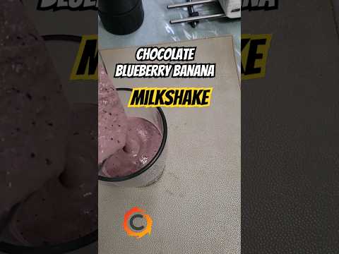 Chocolate Banana Blueberries Milkshake