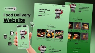 Build a Food Delivery Website Using HTML, CSS & JavaScript | Responsive UI Design