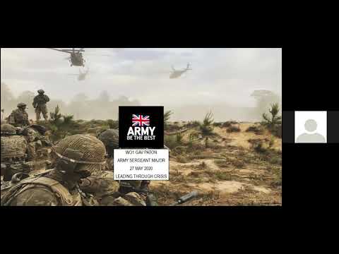 Junior Leadership - Army Sergeant Major WO1 GH Paton