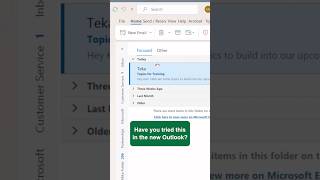 Have you tried this in the new Outlook? 📩#outlook #email #emailtips