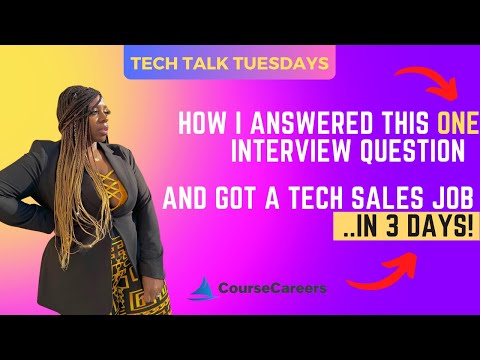 How Answering One Question Landed Me a 100k Salary Tech Sales Job in 3 Days