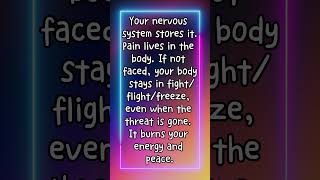 Why processing uprocessed pain is necessary #facts #truth #recoveryjourney #uncoverthetruth