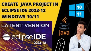 How to Create First Java Project or Program and Run in Eclipse IDE  Windows 10 /11 | UPDATED 2024