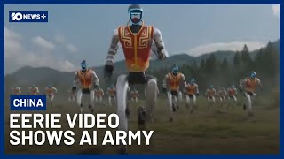 Eerie New Video Shows Chinese Robots Defeating US | 10 News+