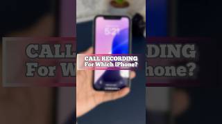 iOS 18.1 Call Recording Feature #ios18 #ios18features #iphone16 #iphonecallrecording #shorts #ios