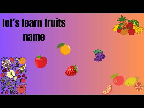 fruits name with song |@ nursery rhymes & kids song