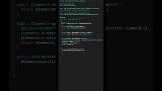 ECommerceService.java file for maven project using java spring boot & html thymeleaf and mysql --mvc