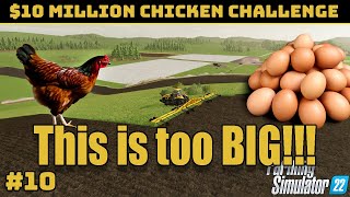 This Field Might Be Too BIG!!! - No Man's Land - Episode 10 - Farming Simulator 22