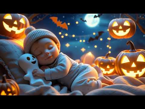 Halloween Night Calm – Mozart & Brahms Piano Lullaby Ballad, Baby Sleep Music & Soothing Dreams