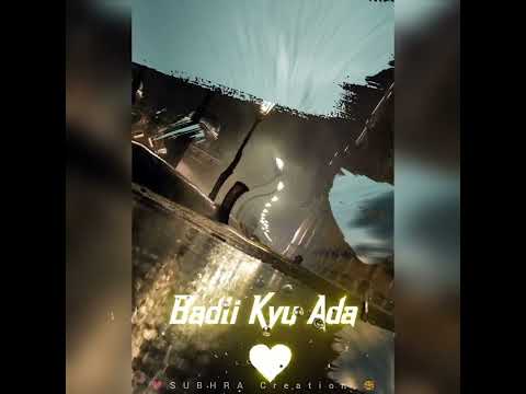 BAARISH SPACIAL STATUS।। KABHI JO BAADAL BARSE।।