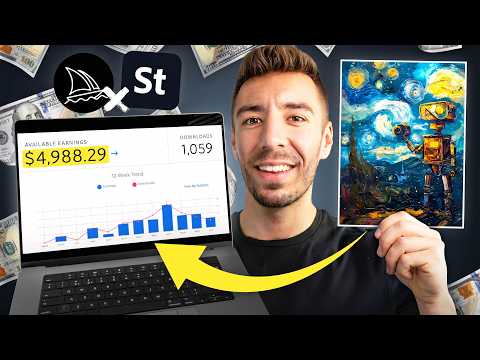 I Tried Selling AI Images on Stock Websites For 90 Days & Made $____!