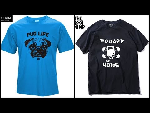 Cotton Casual Pug Life Mens Tshirts