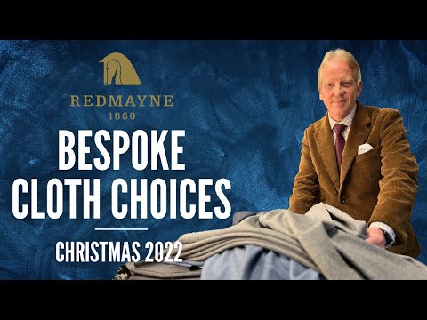 Christmas bespoke cloth choices, selected by James Bond.