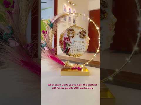 Resin wedding anniversary gift  | couple customised gift  #resinart #resinframe