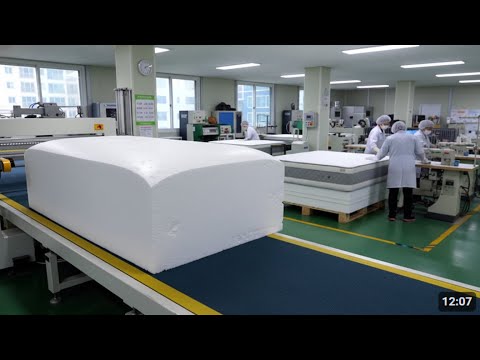 How Korean Factories Make Ultra-Soft Mattresses That Feel Like Cake