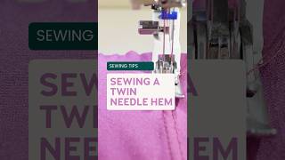 Sewing with a Twin Needle #chalkandnotchpatterns #sewingtips #learntosew