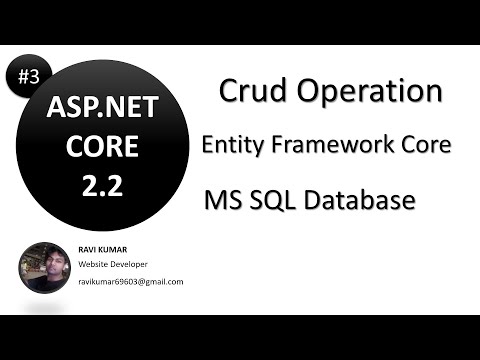 #3 Completed Crud Operation in ASP.NET Core using Entity Framework Core and MS SQL Database