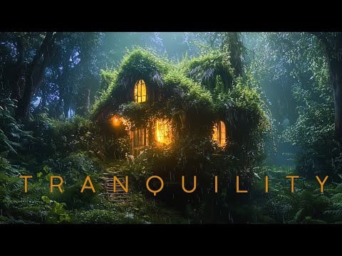 Relaxing Rain & Cozy Cabin Ambience | 4K Nature Animation for Sleep, Study, and Relaxation