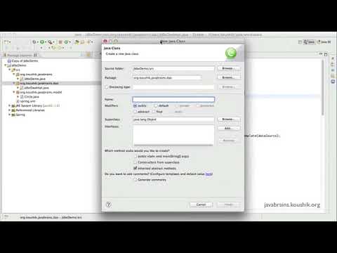 Spring Tutorial 44   DAO Support Classes