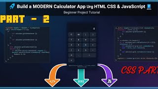 🚀 Build a MODERN Calculator UI Using ONLY CSS | Styling Tutorial #ai #python #coding