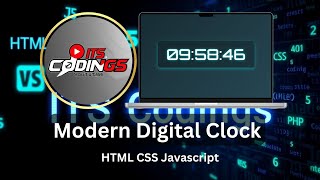 🔹 Modern Digital Clock using HTML, CSS & JavaScript! ⏰✨