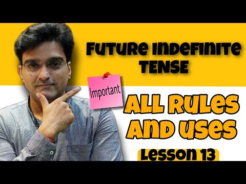 FUTURE INDEFINITE TENSE IN ENGLISH GRAMMAR | 2022 | USES OF SHALL & WILL
