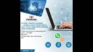 lexKode is offering 1 Month of FREE Classes in Cloud Computing & Full Stack Web Development!