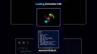 CSS Loaders That Will Change Your Website Design #css #html #developer #programmer #loader #shorts