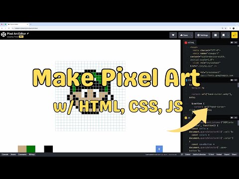How to Make a Pixel Art Editor with HTML, CSS, and JavaScript
