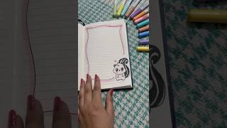 Aesthetic and Simple Border Design For Journals Assignments And Projects #youtubeshorts