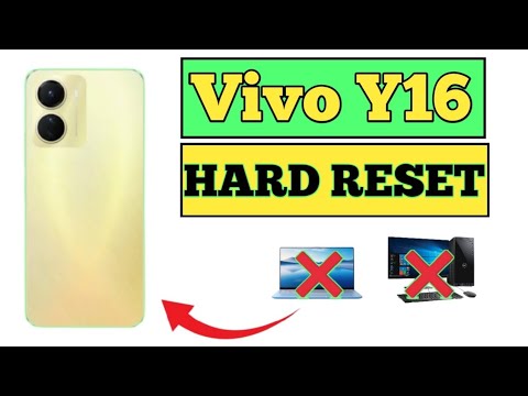 VIVO Y16 Factory Reset & Remove Password Lock/ Pin Lock (without pc) 100% working