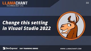 Change this MSBuild Setting in Visual Studio 2022 - DevExpress XAF