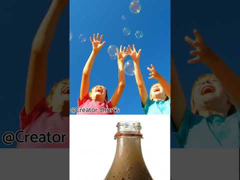 Coca-Cola और mentos गुब्बारों में || Creator Shorts video