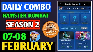 HAMSTER KOMBAT GAMEDEV DAILY COMBO | HAMSTER KOMBAT DAILY COMBO | 7-8 FEBRUARY HAMSTER DAILY COMBO