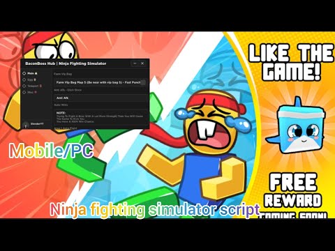 [FREE UGCS]Ninja fighting simulator Update (Auto farm, Auto hatch, Teleport ...)